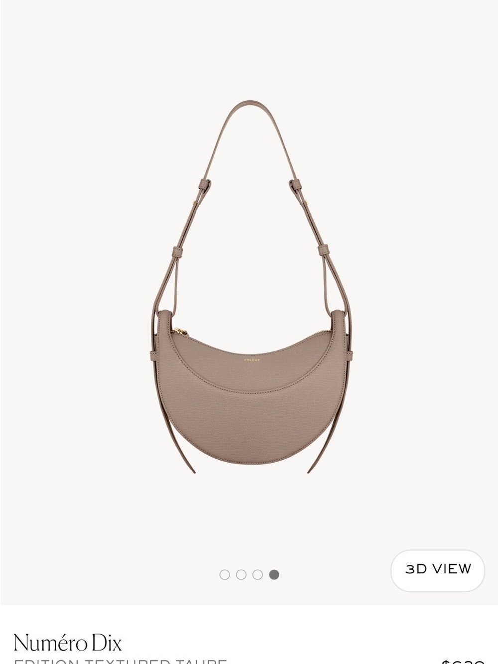 Polene Numero Dix Purse in Taupe